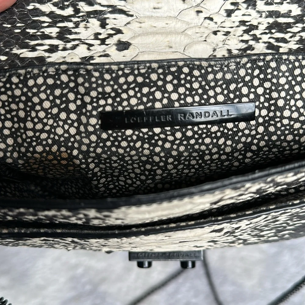 LOEFFLER RANDALL snake Python Embossed crossbody - Picture 8 of 10